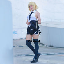 Load image into Gallery viewer, Fate Apocrypha Joan of Arc School Uniform Suits Jacket Coat Pants Outfit Anime Cosplay Costumes - CosCouture
