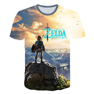 T Shirt Breath of The Wild Link Champion Zelda Children T-shirt for Boys and Girls Toddler Short-Sleeved Tee99 - CosCouture