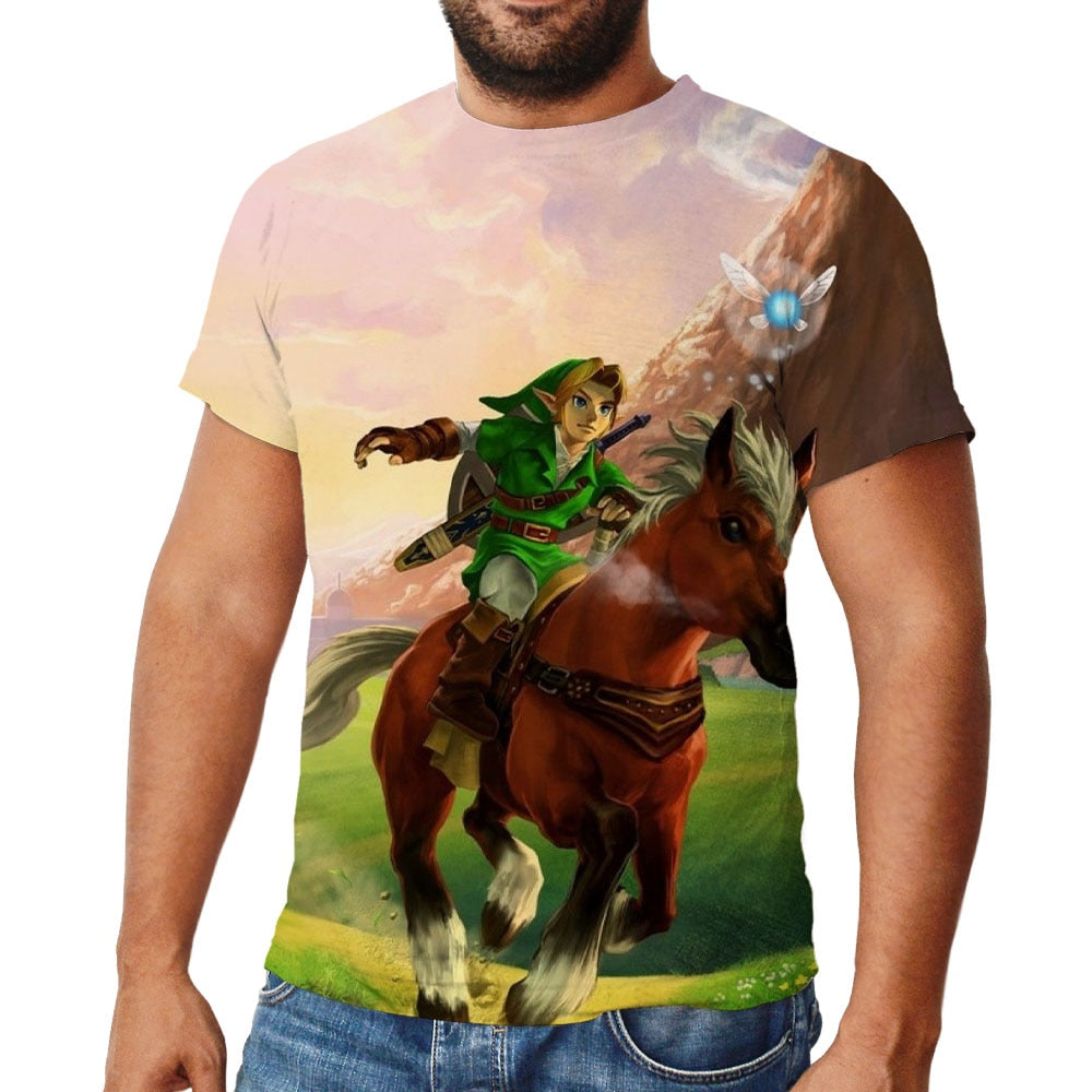 Zelda 3D Printed T Shirt Boy Girl Kids Cool Fashion Streetwear Men Women Children Casual Short Sleeve Tops99199 - CosCouture