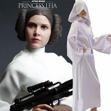 Load image into Gallery viewer, Princess Leia Slave Cosplay Costume White Long Dress Robe Gown Sets - CosCouture
