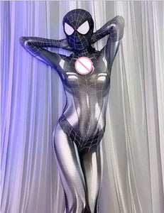 Spiderman Cosplay Woman Sexy Zentai Suit Spandex Bodysuit Superhero Zentai Costume Halloween Carnival Party Fancy Dress Jumpsuit