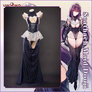 Fate Grand Order/FGO Scathach Douji Ver. Maid Uniform Cosplay Costume Sexy Cosplay Dress - CosCouture