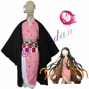 Anime Kimetsu no Yaiba Cosplay Costume Demon Slayer Agatsuma Zenitsu Cosplay Clothing Kimono Halloween Costume For Adult Men - CosCouture