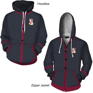 2020 Costume The Umbrella Academy Cosplay Hoodies Adult College Uniform Jackets Hooded Sweater Halloween Party Costumes - CosCouture