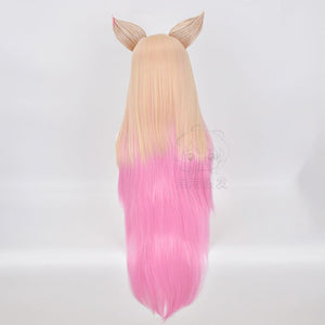 Ahri Cosplay Costume LOL Baddest KDA Ahri Cosplay Wig and Woman Black Uniforms Halloween Carnival Paty Costumes - CosCouture