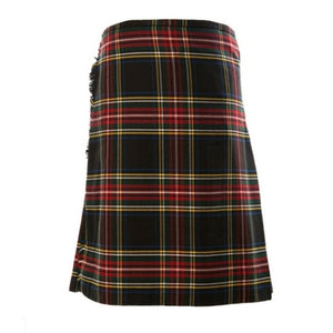 Men Scotland Kilt Tartan Plaid Pleated Skirt Traditional Clothing Halloween Cosplay Costumes Knee Length Medieval Gothic Bottoms - CosCouture