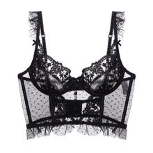 Load image into Gallery viewer, CINOON French Embroidery Lace Women&#39;s Bra Top Sweet Female Wedding White Bralette Vest Sexy Corset Bras Comfortable Intimates
