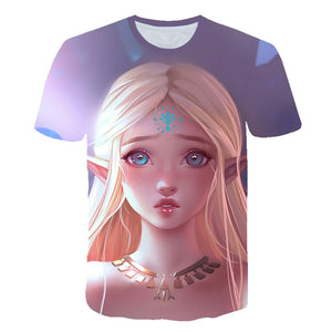 T Shirt Breath of The Wild Link Champion Zelda Children T-shirt for Boys and Girls Toddler Short-Sleeved Tee99 - CosCouture