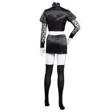 Load image into Gallery viewer, Game LOL KDA Ahri Cosplay Costume LOL KDA The Baddest Ahri Cosplay Women Black Uniform - CosCouture
