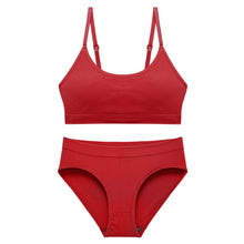 Load image into Gallery viewer, CINOON Seamless Bra Set  Push Up Bra+ Pantys Brassiere Fitness Underwear Lingerie Women&#39;s Soft Comfort Sexy Stretchy Tank Suit
