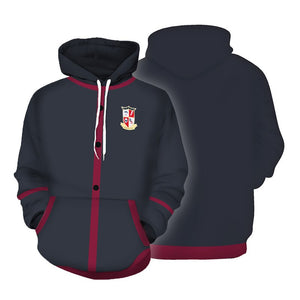 2020 Costume The Umbrella Academy Cosplay Hoodies Adult College Uniform Jackets Hooded Sweater Halloween Party Costumes - CosCouture