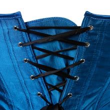 Load image into Gallery viewer, Women Sexy Peacock Feather Overbust Corset Princess Embroidery Burlesque Gothic Body Shaper Corsets Bustiers Lingerie Top
