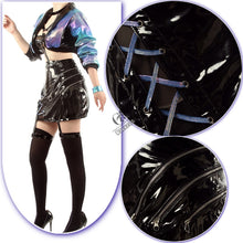 Load image into Gallery viewer, ROLECOS Game LOL KDA Cosplay Costume Evelynn Cosplay Costume Women Sexy KDA All Out Evelynn Comtume Halloween Bra Skirt Full Set - CosCouture
