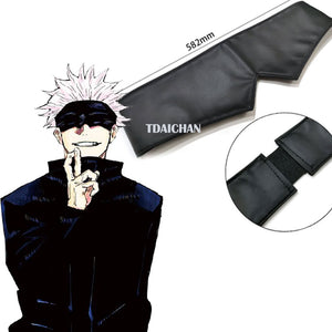 Gojo Satoru Cosplay Wigs Anime Jujutsu Kaisen Gojo Short Heat Resistant Synthetic Hair with Wig Cap - CosCouture