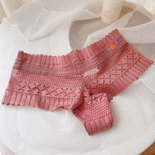 Load image into Gallery viewer, CINOON Sexy Panties Women Lace Low-waist Briefs Female Breathable Embroidery Underwear Transparent G String Underpant Lingerie
