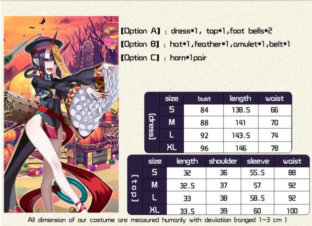 New Fate Grand Order Shuten douji Anime Halloween Costume Zombie Women - CosCouture