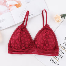 Load image into Gallery viewer, Women Lace Padded Bras Beauty Back Wrapped Chest Comfortable Wire Free Bras Lingerie
