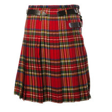 Load image into Gallery viewer, Men Scotland Kilt Tartan Plaid Pleated Skirt Traditional Clothing Halloween Cosplay Costumes Knee Length Medieval Gothic Bottoms - CosCouture
