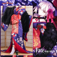 Load image into Gallery viewer, UWOWO Anime Fate Stay Night Heaven&#39;s Feel Saber Alter/Arturia Pendragon Alter Cosplay Costume Women Kimono Fate Grand Order/FGO - CosCouture
