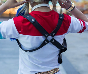 New Harley Quinn Cosplay Costumes Adult Women  Suit with Wig Gloves - CosCouture