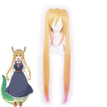 Load image into Gallery viewer, Anime Toru Cosplay Costume Miss Kobayashi&#39;s Dragon Maid Toru Wig and Dress Dragon Tail Accessories Halloween Carnival Costumes - CosCouture
