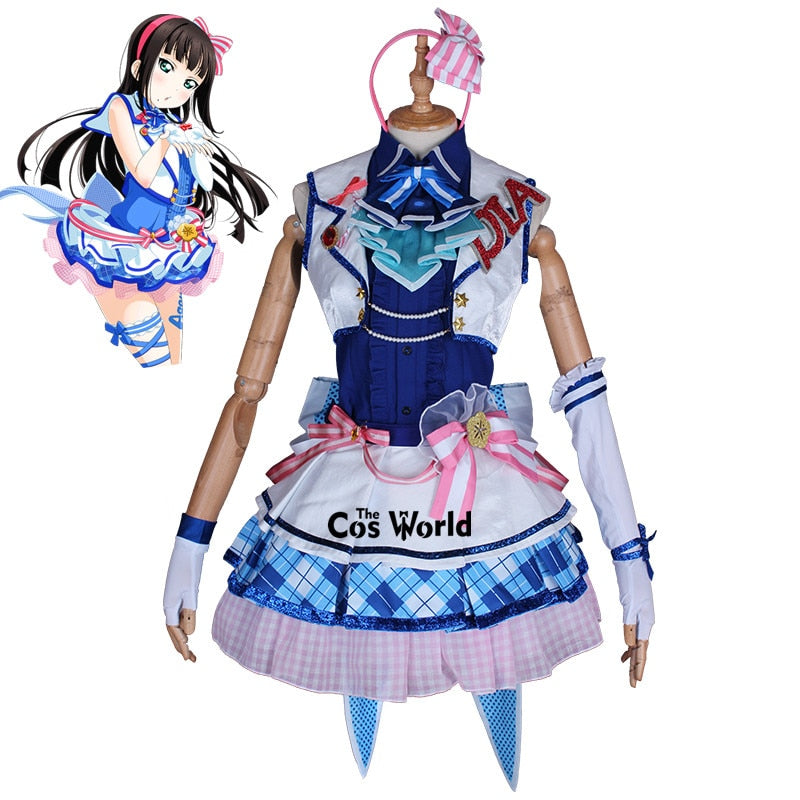 Love Live Sunshine Aqours Kurosawa Dia After School  Outfit Anime Cosplay Costumes - CosCouture