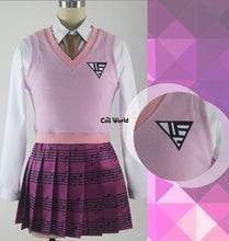 Load image into Gallery viewer, Danganronpa V3: Killing Harmony Akamatsu Kaede JK School Uniform Shirt Sweater Skirt Outfit Games Cosplay Costumes - CosCouture
