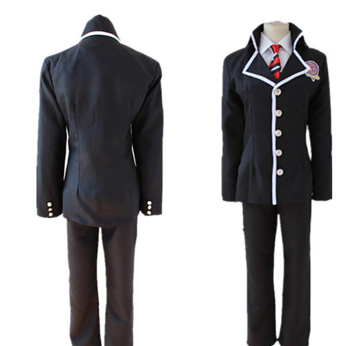 COSZTHKP Ao no Exorcist Blue Exorcist Okumura Rin Okumura Yukio Cosplay Costume Full Set School Uniform ( Jacket + Pants + Tie ) - CosCouture