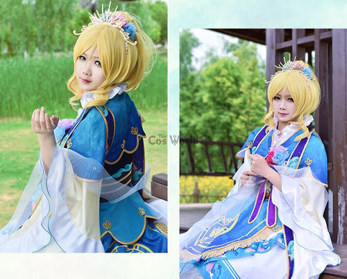 Love Live School Idol Project Ayase Eli Seven Lucky Gods Dress Uniform Outfit Anime Cosplay Costumes - CosCouture