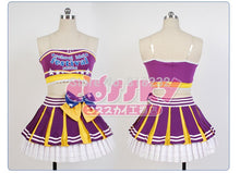 Load image into Gallery viewer, Love Live School Idol Project Tojo Nozomi Cheerleader Tee Dress Uniform Outfit Anime Cosplay Costumes - CosCouture
