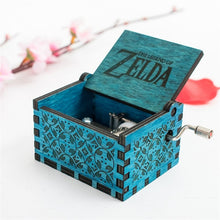 Load image into Gallery viewer, Game The Legend of Zelda Theme Handmade Engraved Wooden Music Box Crafts Cosplay - CosCouture
