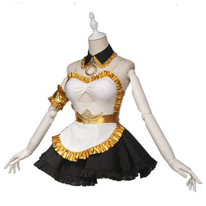 Uwowo Fate/Grand Order FGO Ishtar Cosplay Costume Costume Ishtar Maid Uniform Dress Halloween costume For Women Maid FGO - CosCouture