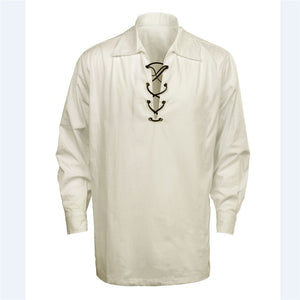 Takerlama Men's Scottish Jacobite Ghillie Kilt Shirt Casual Shirt Luxury All Safe Jacobite Ghillie Shirt  3 Colors - CosCouture