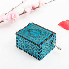Load image into Gallery viewer, Game The Legend of Zelda Theme Handmade Engraved Wooden Music Box Crafts Cosplay - CosCouture
