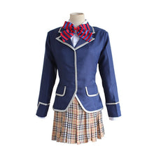 Load image into Gallery viewer, Anime Shokugeki no Soma Nakiri erina Cosplay Costume School Uniform (Blazer + Skirt + Tie) - CosCouture
