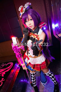 Love Live School Idol Project Tojo Nozomi Tube Tops Maid Dress Uniform Outfit Anime Cosplay Costumes - CosCouture