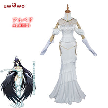 Load image into Gallery viewer, Pre-sale Albedo Cosplay Anime Overlord  Cosplay Costume Women White Dress Overlord Albedo Costume - CosCouture
