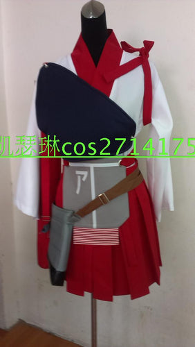 Akagi Cosplay Kantai Collection KanColle White Shooter Suit Uwowo Costume - CosCouture