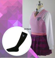 Load image into Gallery viewer, Danganronpa V3: Killing Harmony Akamatsu Kaede JK School Uniform Shirt Sweater Skirt Outfit Games Cosplay Costumes - CosCouture

