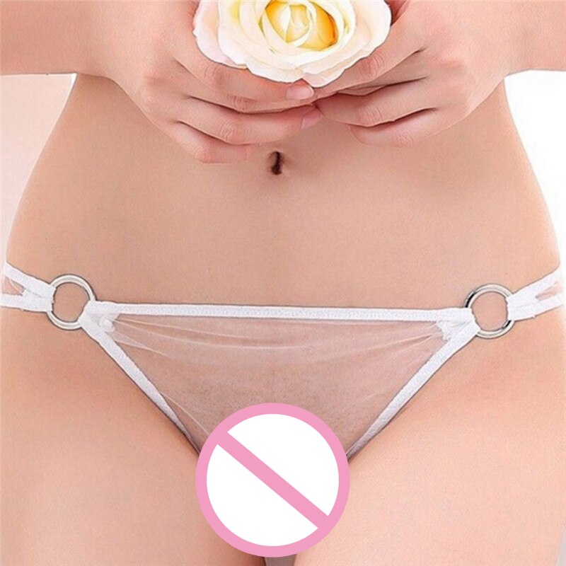Women Sexy Mesh low-Rise Transparent G-string Panties Sexy Micro Thong Women Knickers Smooth Underwear Lingerie Briefs Thongs