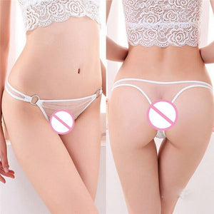 Women Sexy Mesh low-Rise Transparent G-string Panties Sexy Micro Thong Women Knickers Smooth Underwear Lingerie Briefs Thongs