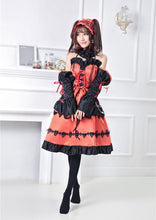 Load image into Gallery viewer, COSFANS 2019 New Anime DATE A LIVE Nightmare Tokisaki Kurumi Uniform Cosplay Costumes Full Set Party Fancy Lolita Princess Dress - CosCouture
