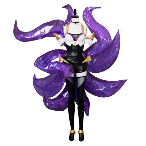 LOL Cosplay The Nine-Tailed Fox Ahri KDA Cosplay Costume For Girls - CosCouture