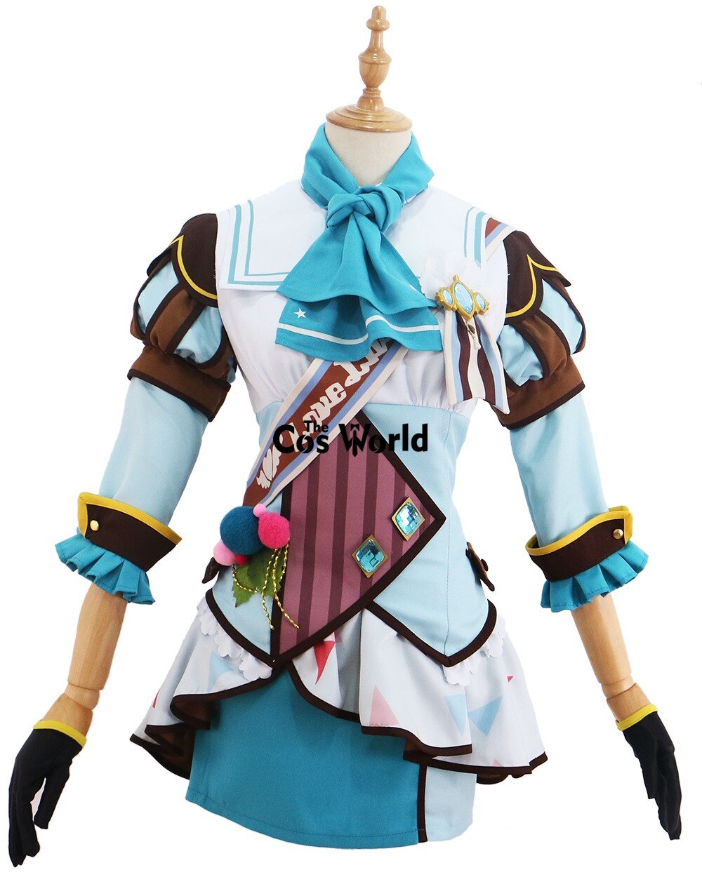 Love Live School Idol Project Ayase Eli Ice Cream Dress Uniform Skirt Outfit Anime Cosplay Costumes - CosCouture