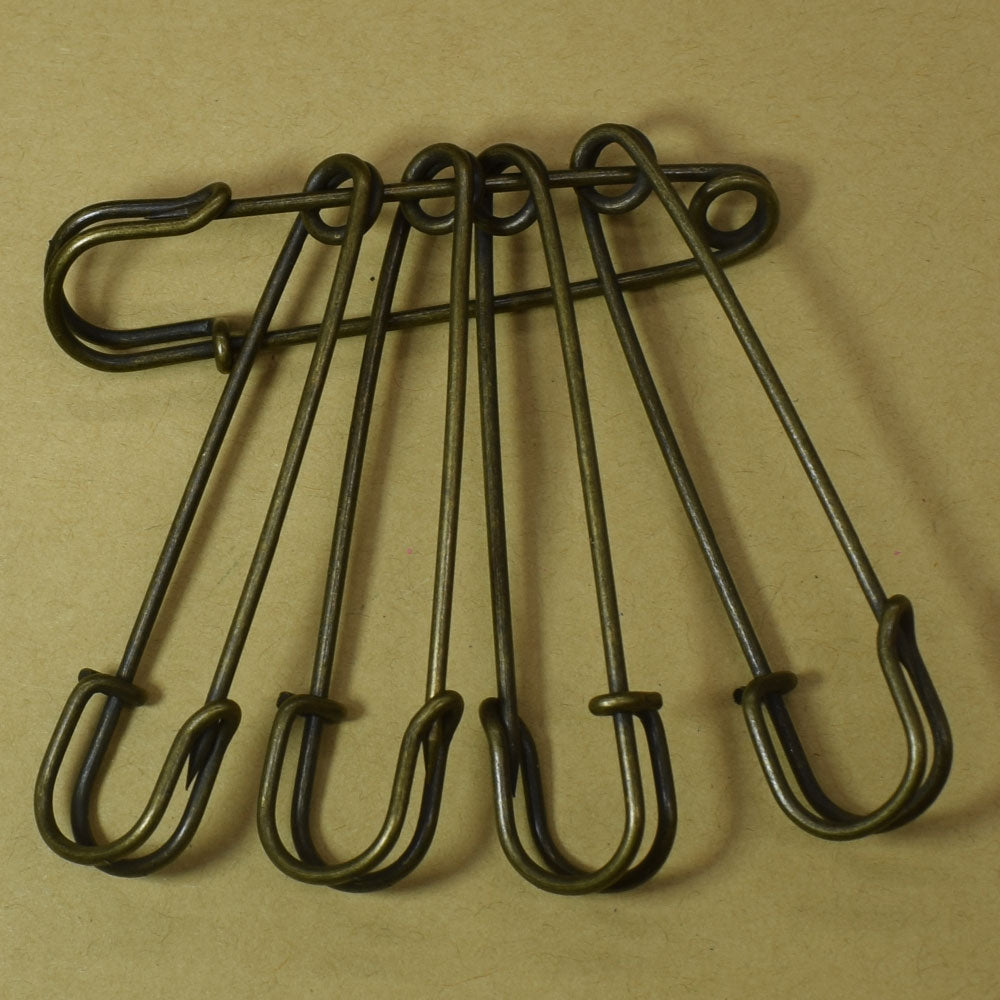5PCS Iron Kilt Pins Stainless Steel Safety Pins DIY Craft Garment Accessories Supplies DIY Handmade Sewing Craft Tools - CosCouture
