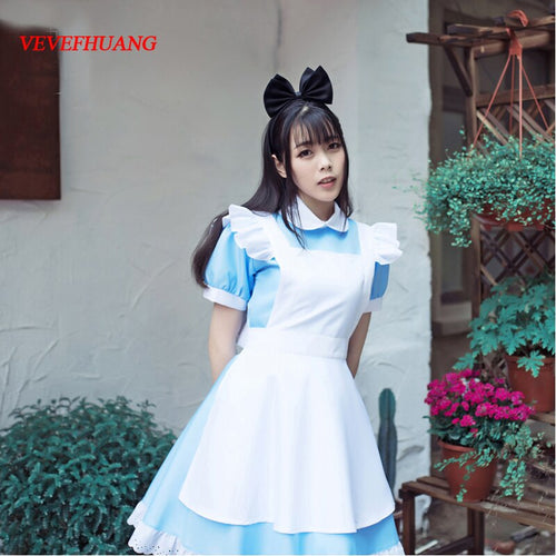 Wonderland Party Cosplay Alice Costume Anime Sissy Maid Uniform - CosCouture