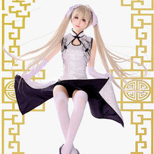 Load image into Gallery viewer, Anime Yosuga no Sora Men Women Cheongsam Lolita Dresses Kasugano Sora Cosplay Costumes Sexy Chinese gown Dress - CosCouture
