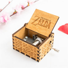 Load image into Gallery viewer, Game The Legend of Zelda Theme Handmade Engraved Wooden Music Box Crafts Cosplay - CosCouture
