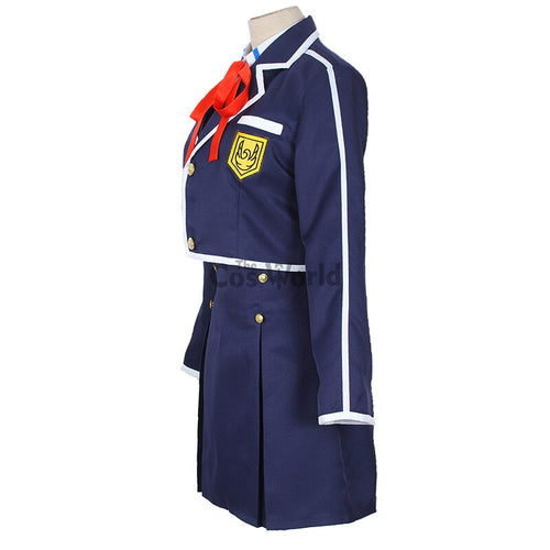 Sword Art Online SAO Yuuki Asuna School Uniform Coat Shirt Skirt Anime Outfit Cosplay Costumes - CosCouture