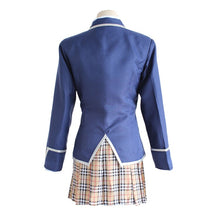 Load image into Gallery viewer, Anime Shokugeki no Soma Nakiri erina Cosplay Costume School Uniform (Blazer + Skirt + Tie) - CosCouture
